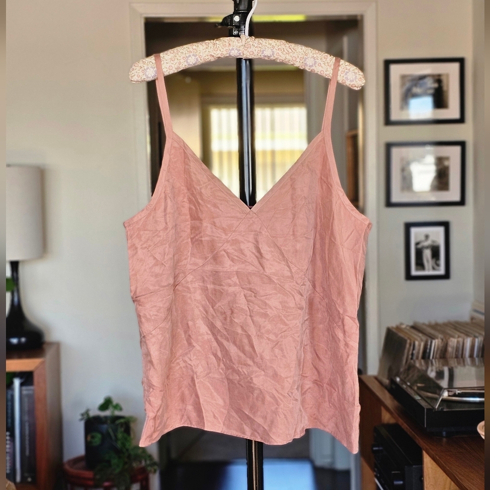 Jenni Kayne Dusty Rose Silk Camisole